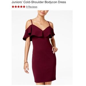 Emerald Sundae Cold Shoulder Bodycon Dress XXS
